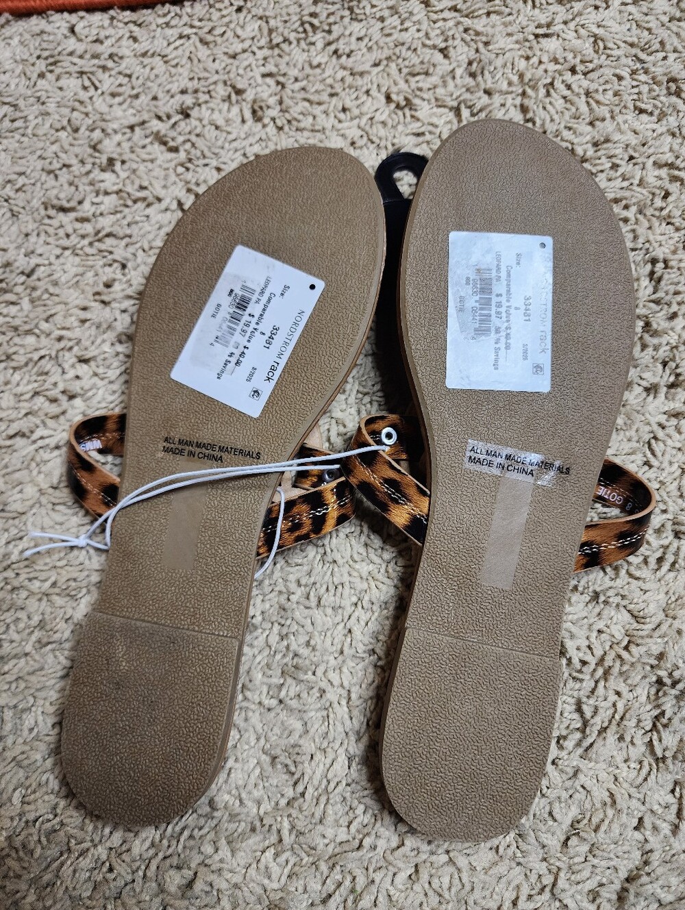 Dolce Vita Leopard Print Sandals - Picture 5 of 5